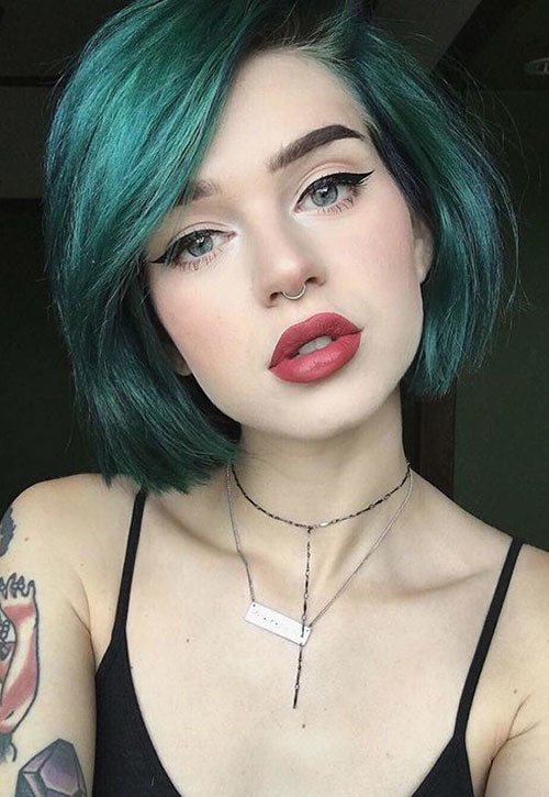 11 short blue hairstyles