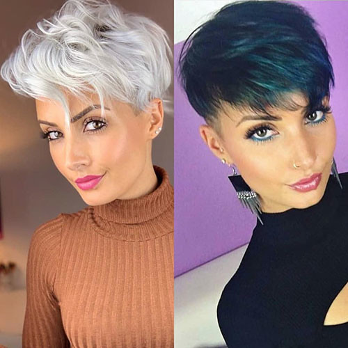 12 blue hairstyles for short hair