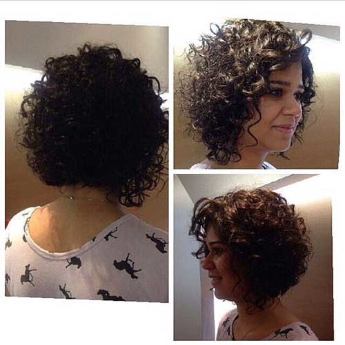 2019 Curly Short Hairstyle