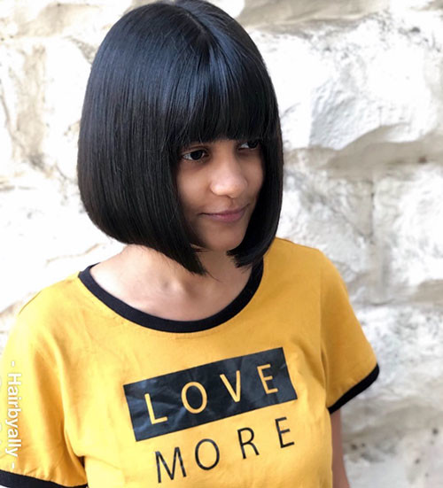 Blunt Bob With Bangs 2