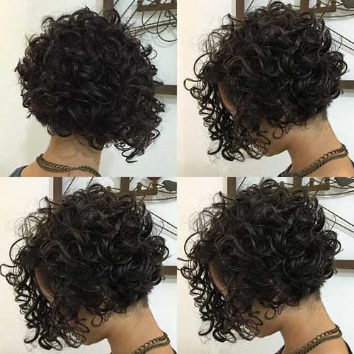 Casual Curly Bob Hairstyle