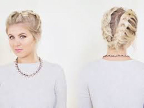 French Braid Styles For Short Hair 1