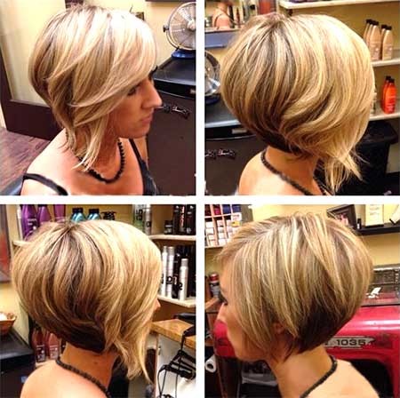 Layered and Wavy Bouncy Bob Hairstyle for Girls
