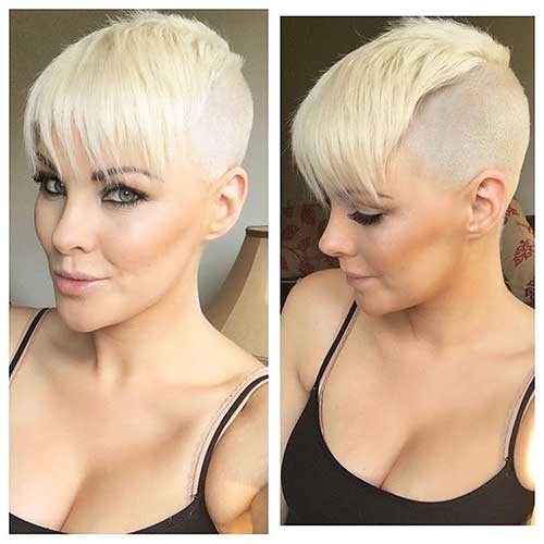Shaved Pixie Style