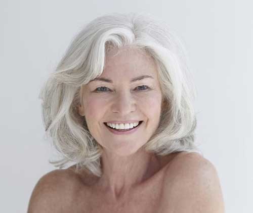 Short Thick Bob Style for Over 50