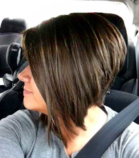 Straight Blunt and Asymmetrical Bouncy Bob Hairstyle