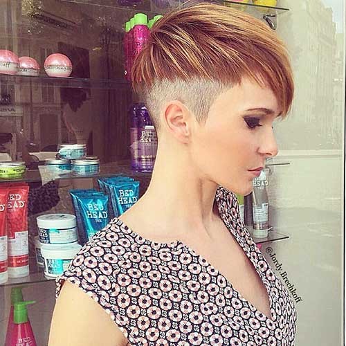 Tapered Pixie Hairstyle