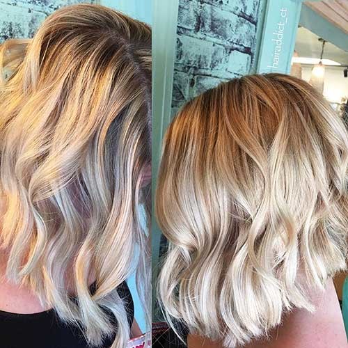 Wavy Bob for Thick Hair