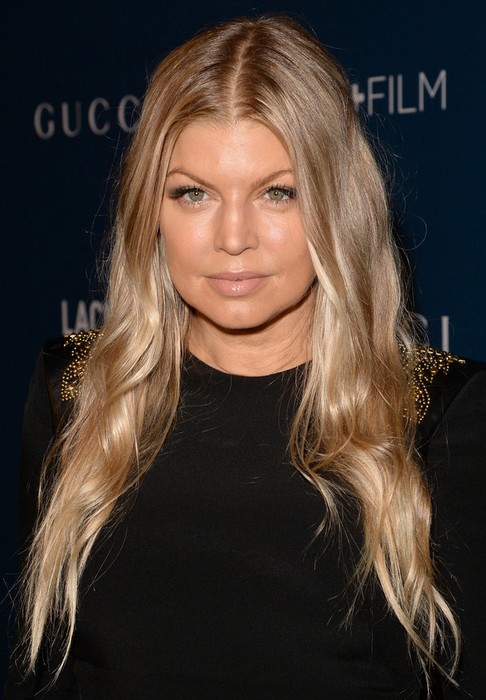2014 Fergie Hairstyles Ombre Long Hair