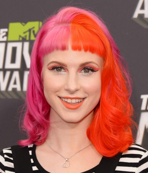 2014 Hayley Williams Hairstyles – EMO Hairstyle for Girls
