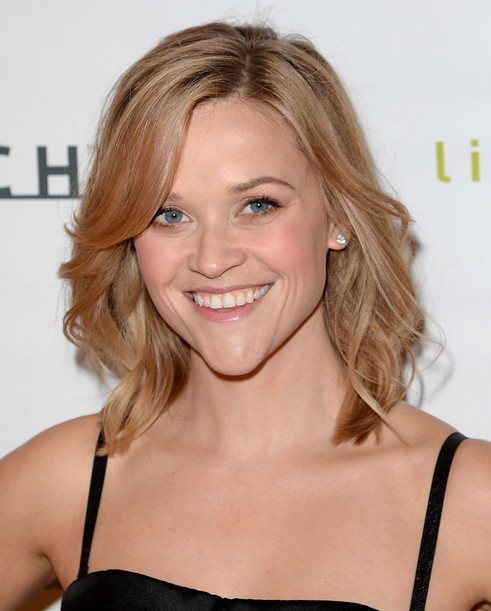 2014 Reese Witherspoon Hairstyles Easy Medium Haircut