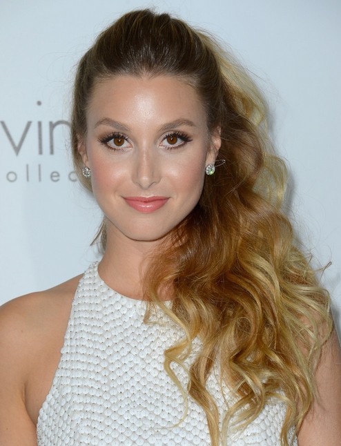 2014 Whitney Port Hairstyles – Cute Ponytail