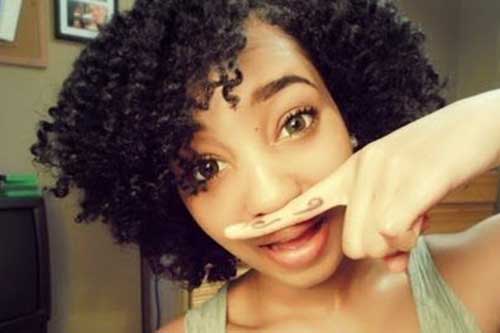 Best Short Black Curly Weave Style