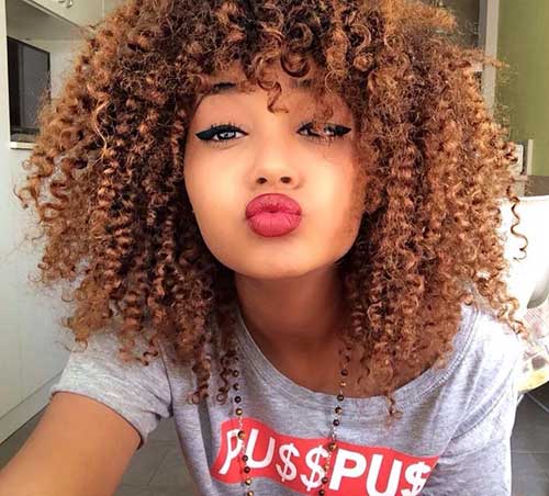 Cutest Naturally Curls for Medium Hairstyle