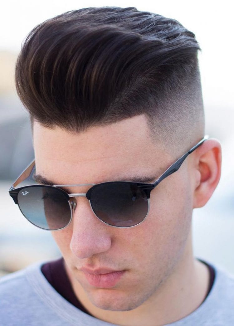 Disconnected Undercut with Quiff on Top