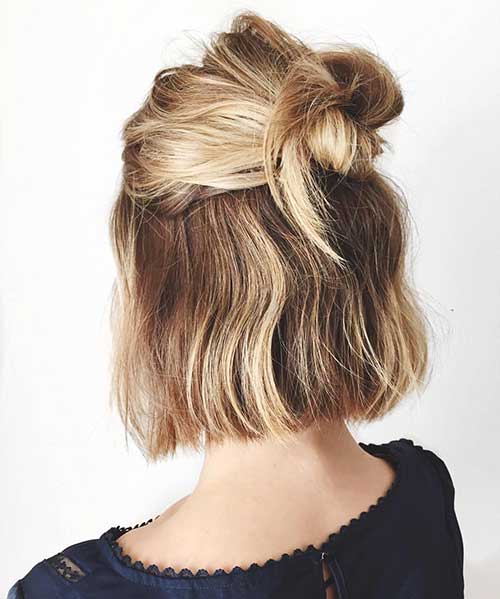 Easy And Cute Hairstyle For Short Hair