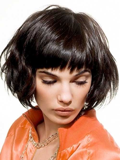 Hairstyle for Short Wavy Hair 14