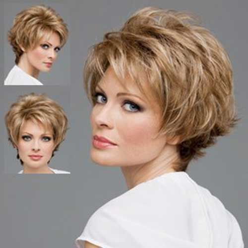 Layered Bob Hairstyle for Older Ladies