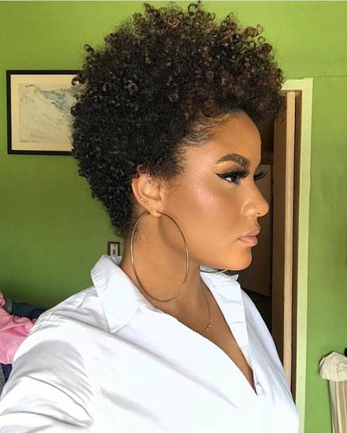 Mohawk Style for Short Natural Hair