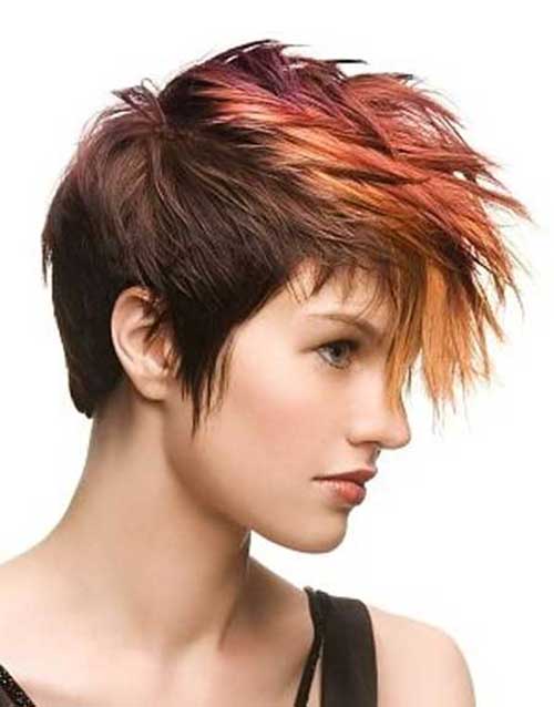 Punk Short Hair Color for Stylish Girls
