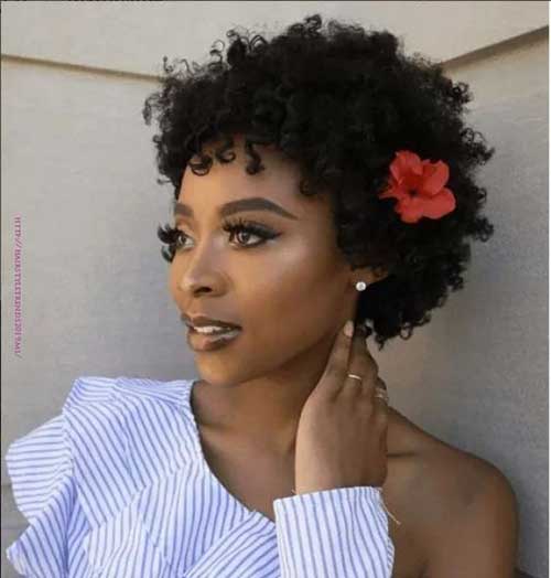 Short Afro Style