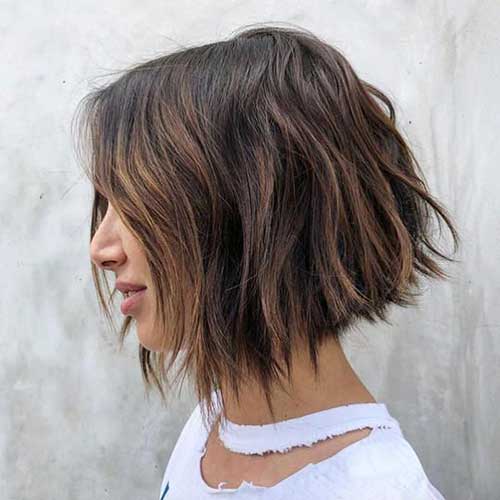 Short Hairstyle for Thick Wavy Hair
