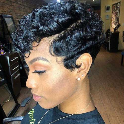 Soft Curls Short Hair for Black Women