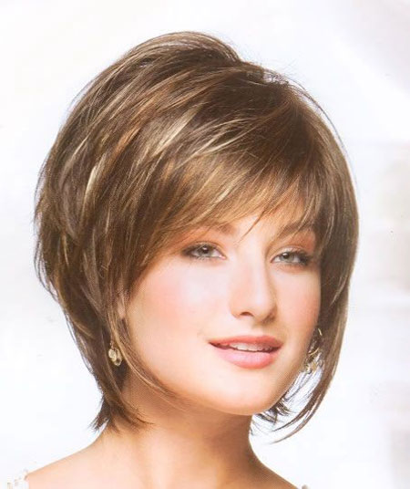 Very Alluring and Attractive Bob Hair with Awesome Fine Bangs and Cool Lovely Layers