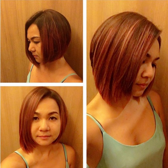 A Line Bob Hairstyle for Straight Hair