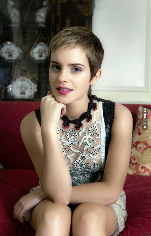 Emma Watson’s Short Pixie Haircut
