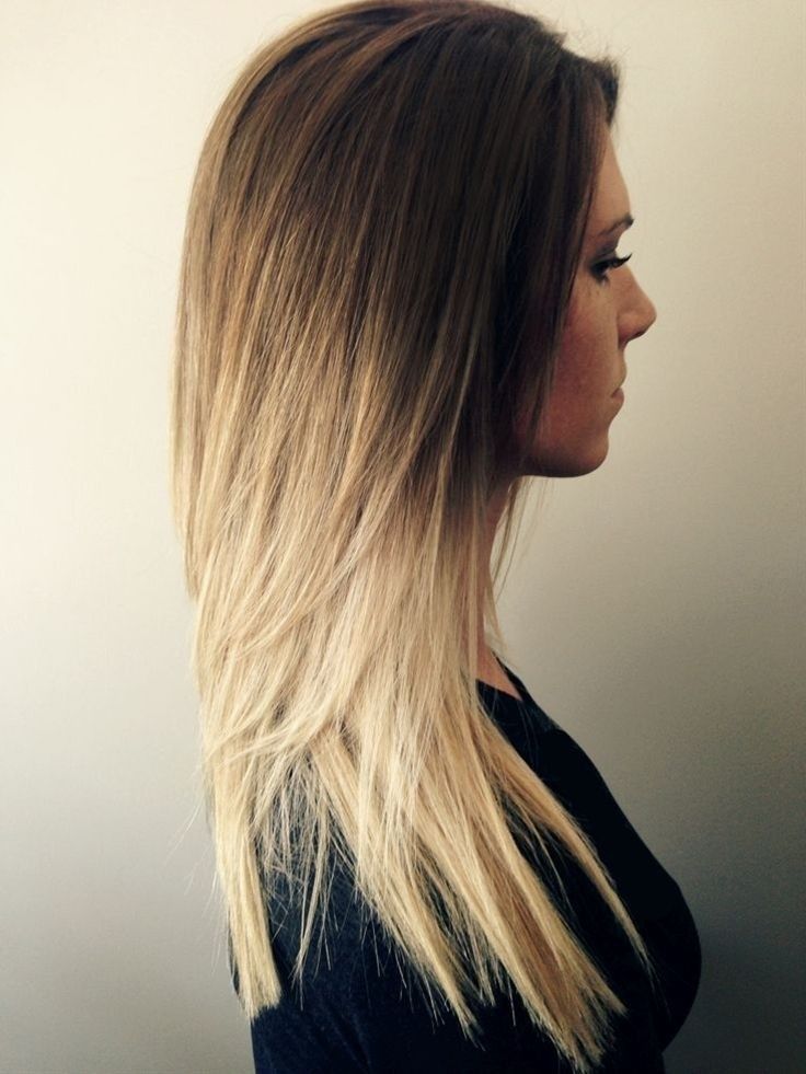 Long Layered Haircut for Ombre Hair