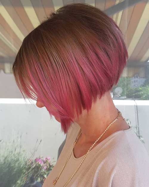Ombre Pink Hair Bob