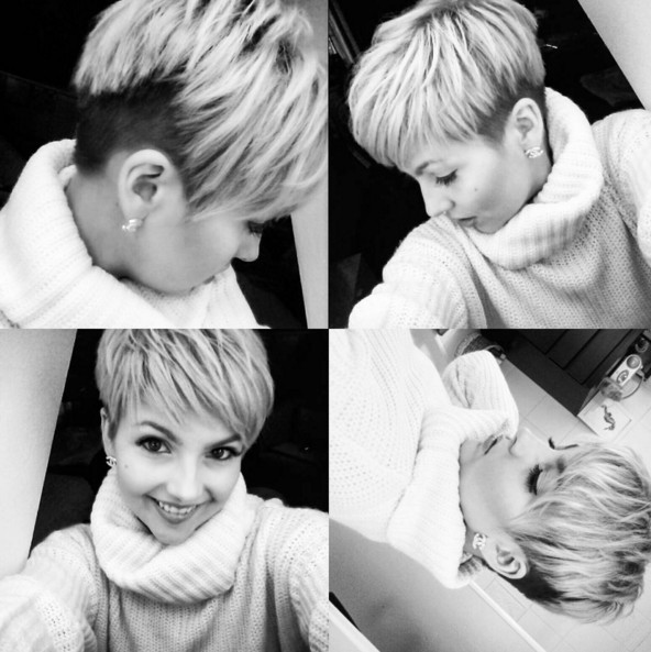 Short Layered Pixie Haircut for Women