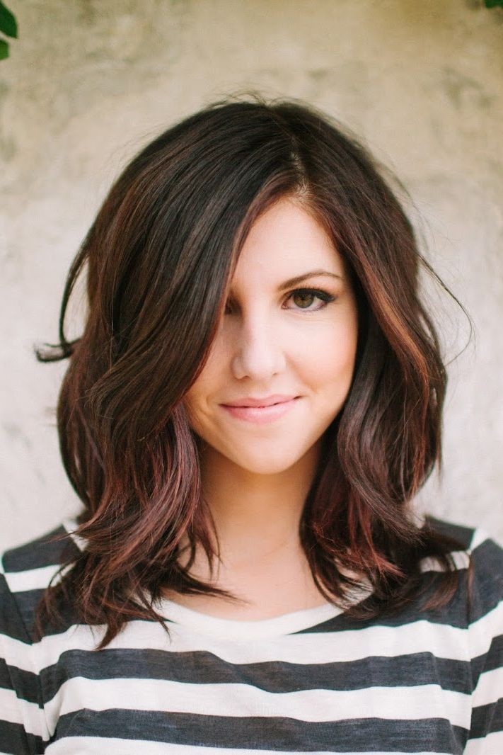 Shoulder Length Hairstyle for Ombre Hair