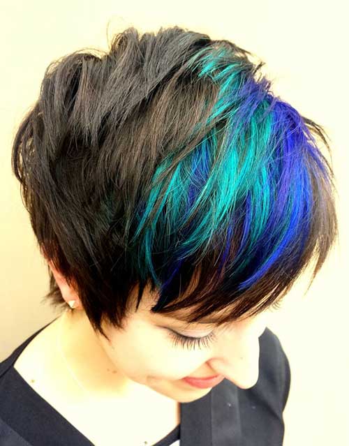 Syndicate Blue Short Hairstyle