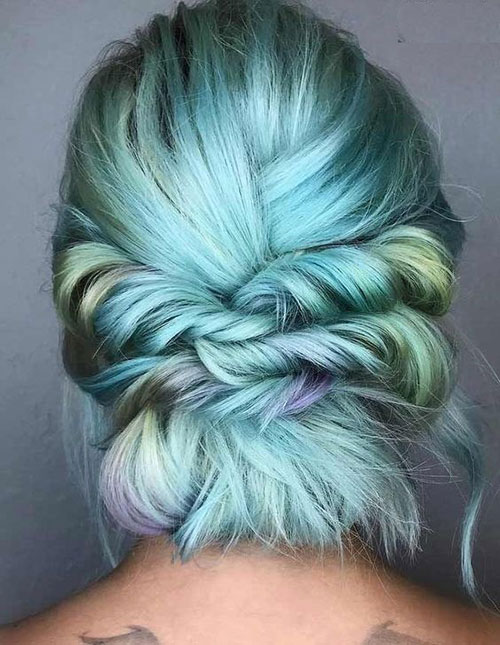Twisted Updo Style
