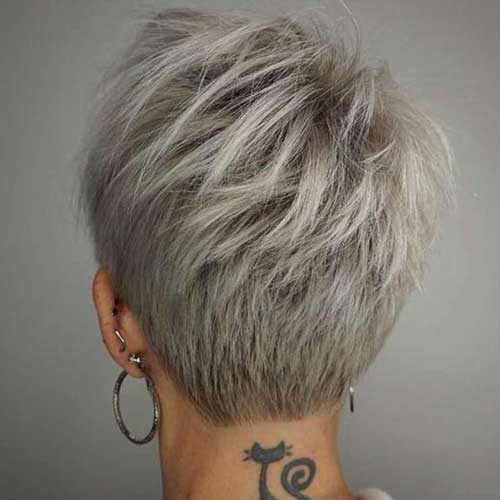 short haircuts for women over 50 back view 1