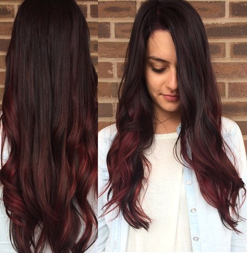 Cherry Red Ombre