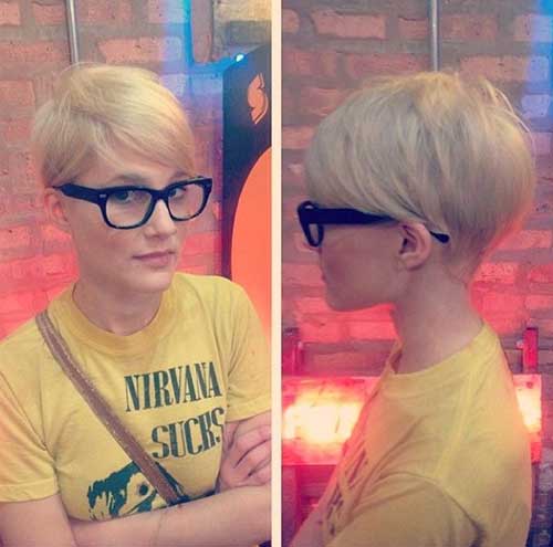Cute Blonde Pixie Cut for Girls