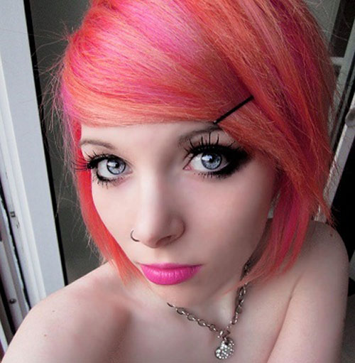 Emo pink hair pictures