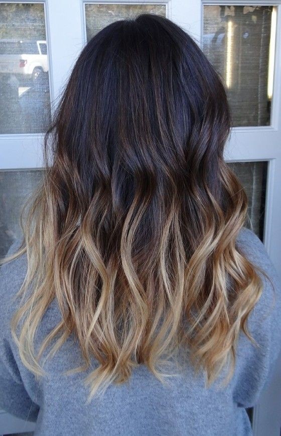 Long Ombre Wavy Hairstyle