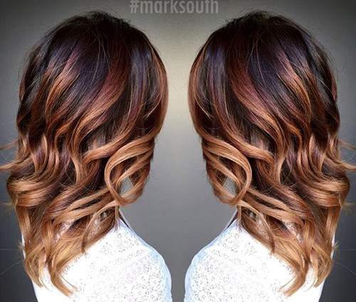 Ombre Mid length Waves