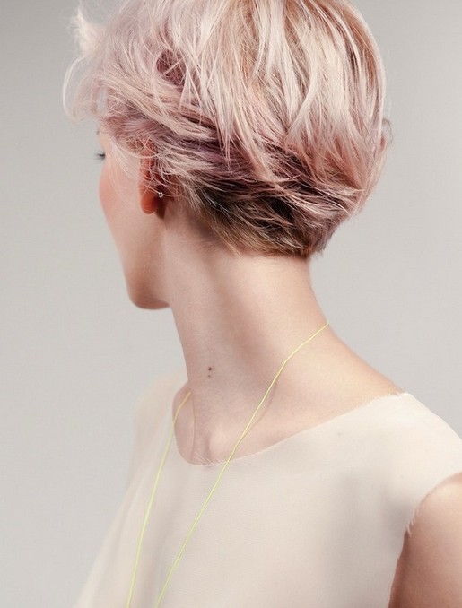 Pink Short Hairstyle