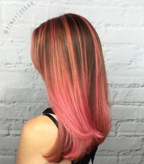 Red Ombre Hairstyles 3