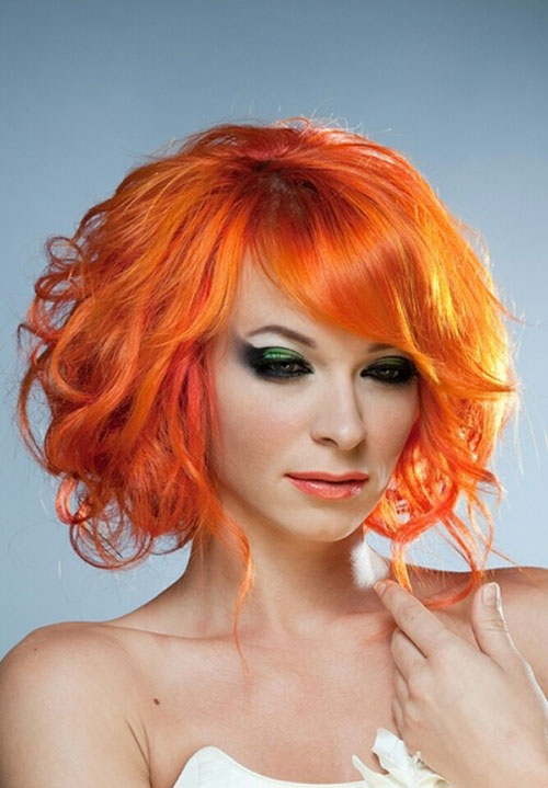 Red orange hair color