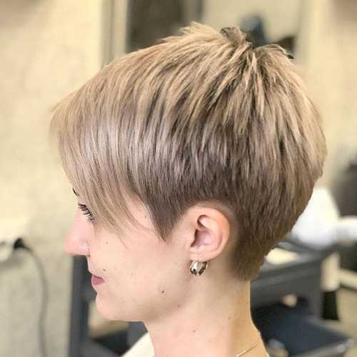 Short Pixie Layered Hairstyle