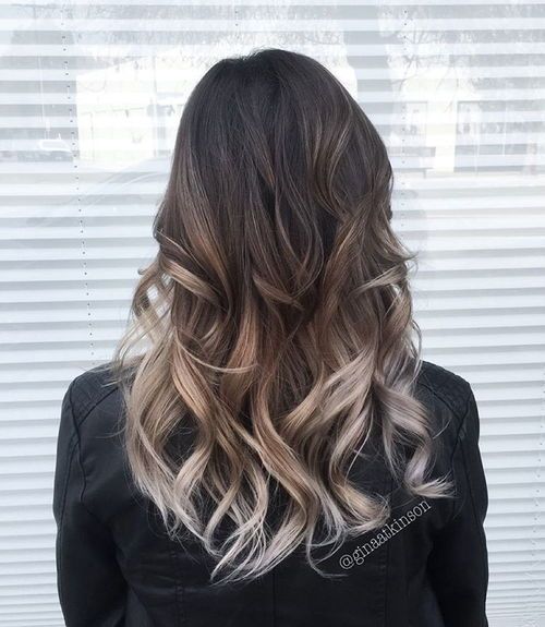 Silver and Brown Curls