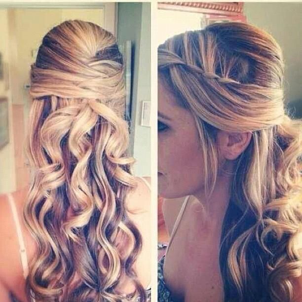 Wedding Hairstyle for Blond Ombre Hair