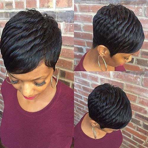 cute short hairstyles for black females 2