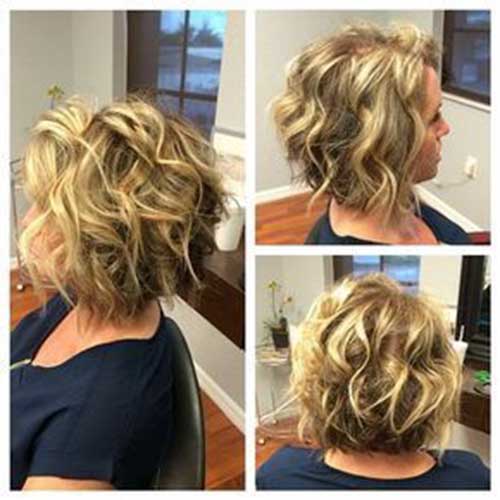 short curly hair cuts for women